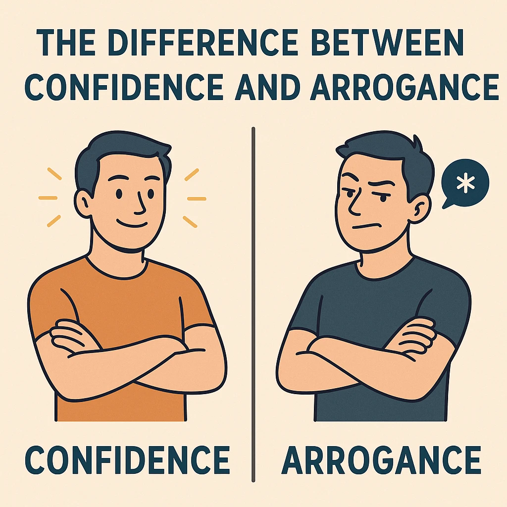 The Difference Between Confidence and Arrogance