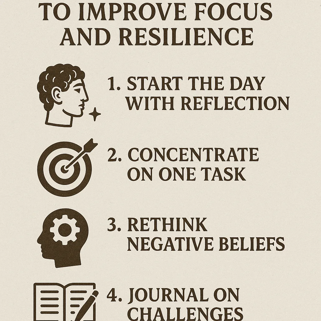Daily Stoic Habits to Improve Focus and Resilience