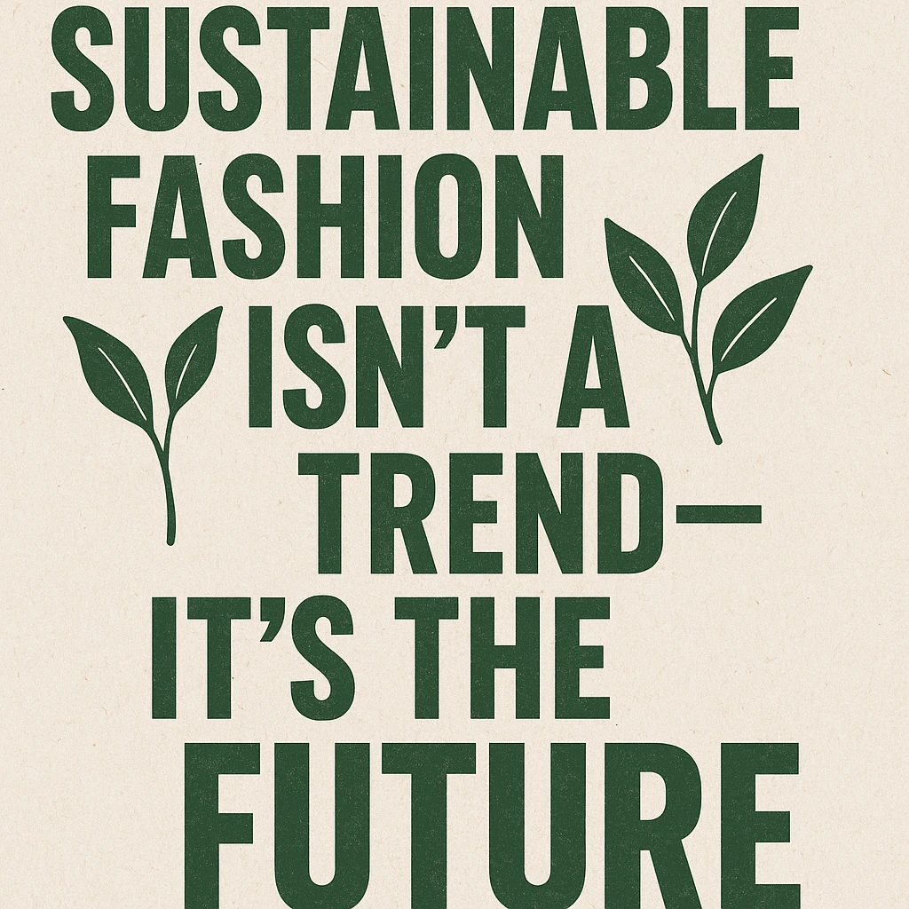 Sustainable Fashion Isn’t a Trend—It’s the Future