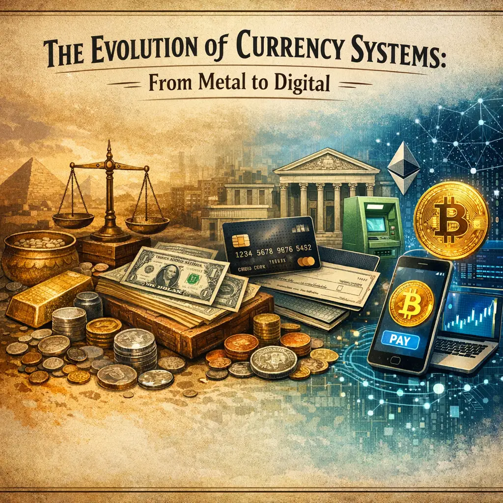 The Evolution of Currency Systems: From Metal to Digital