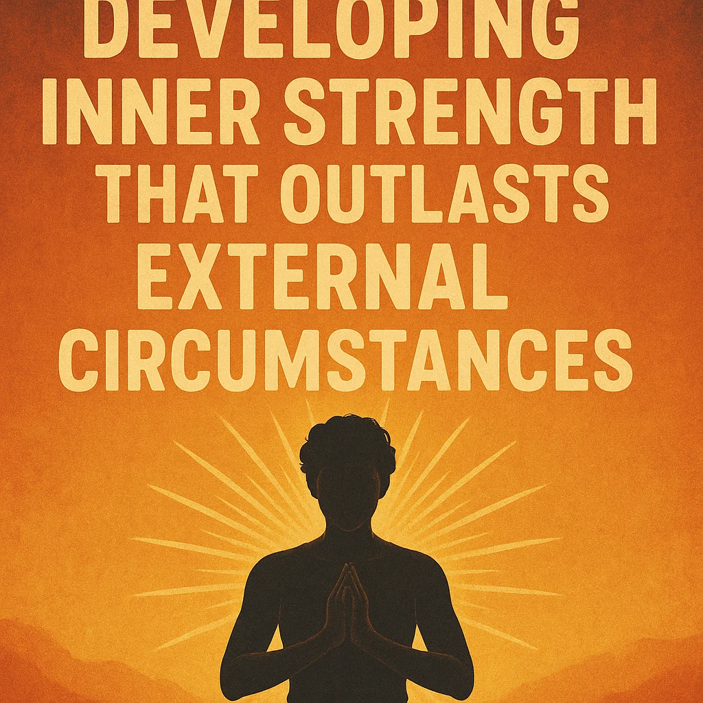Developing Inner Strength That Outlasts External Circumstances