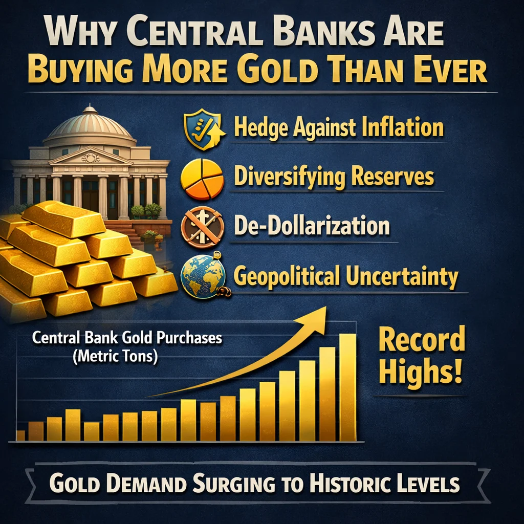 Why Central Banks Are Buying More Gold Than Ever