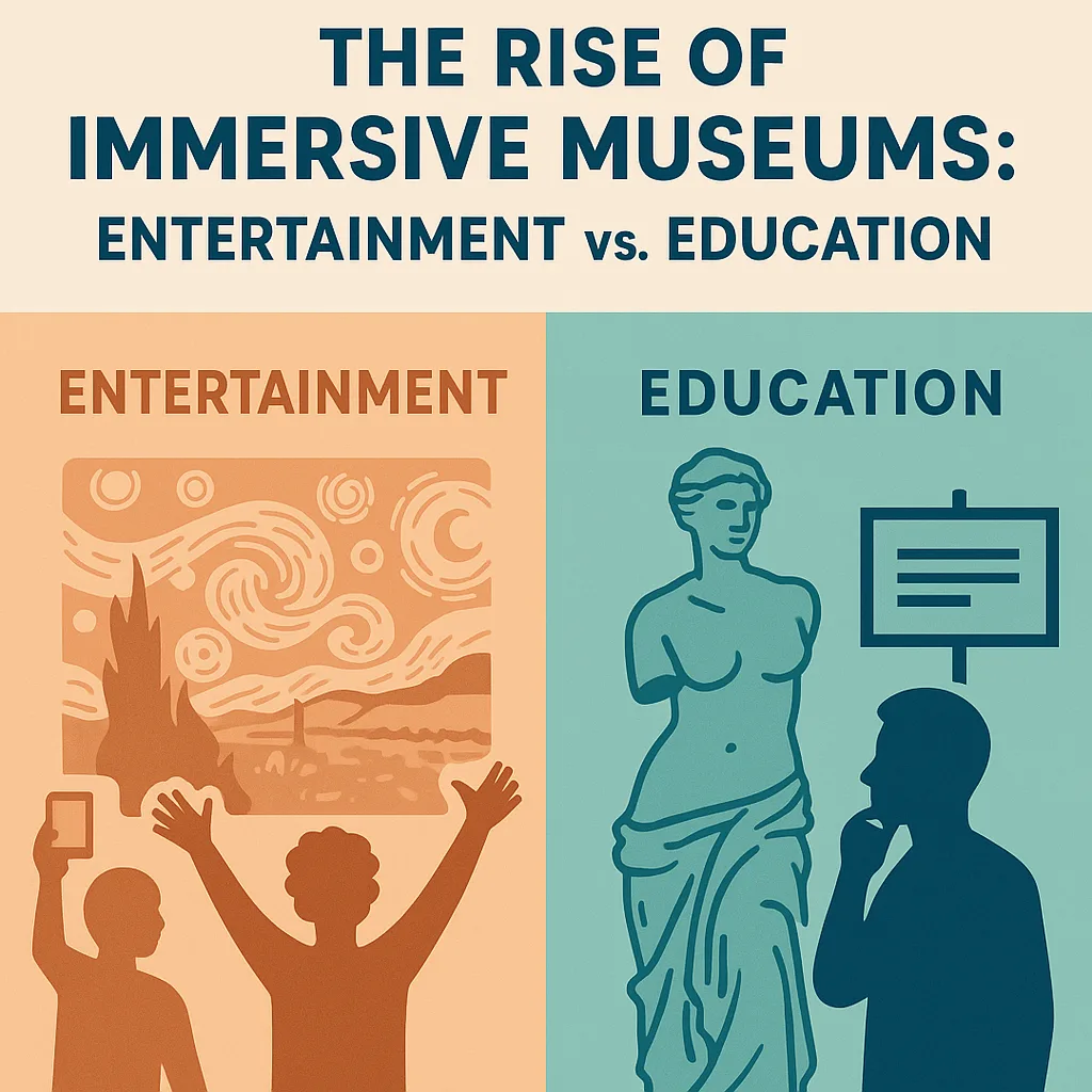 The Rise of Immersive Museums: Entertainment vs. Education