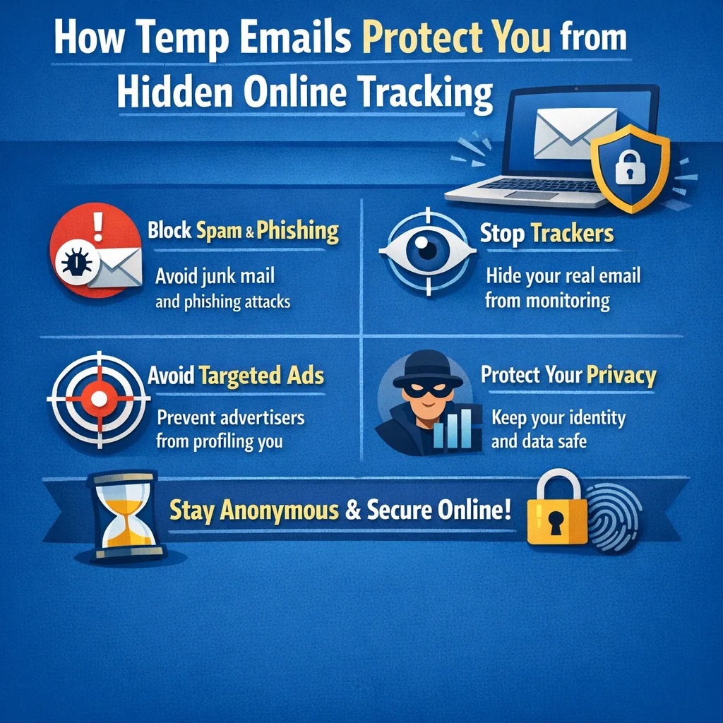 How Temp Emails Protect You From Hidden Online Tracking