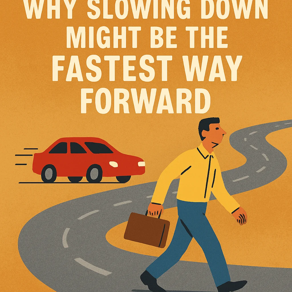 Why Slowing Down Might Be the Fastest Way Forward