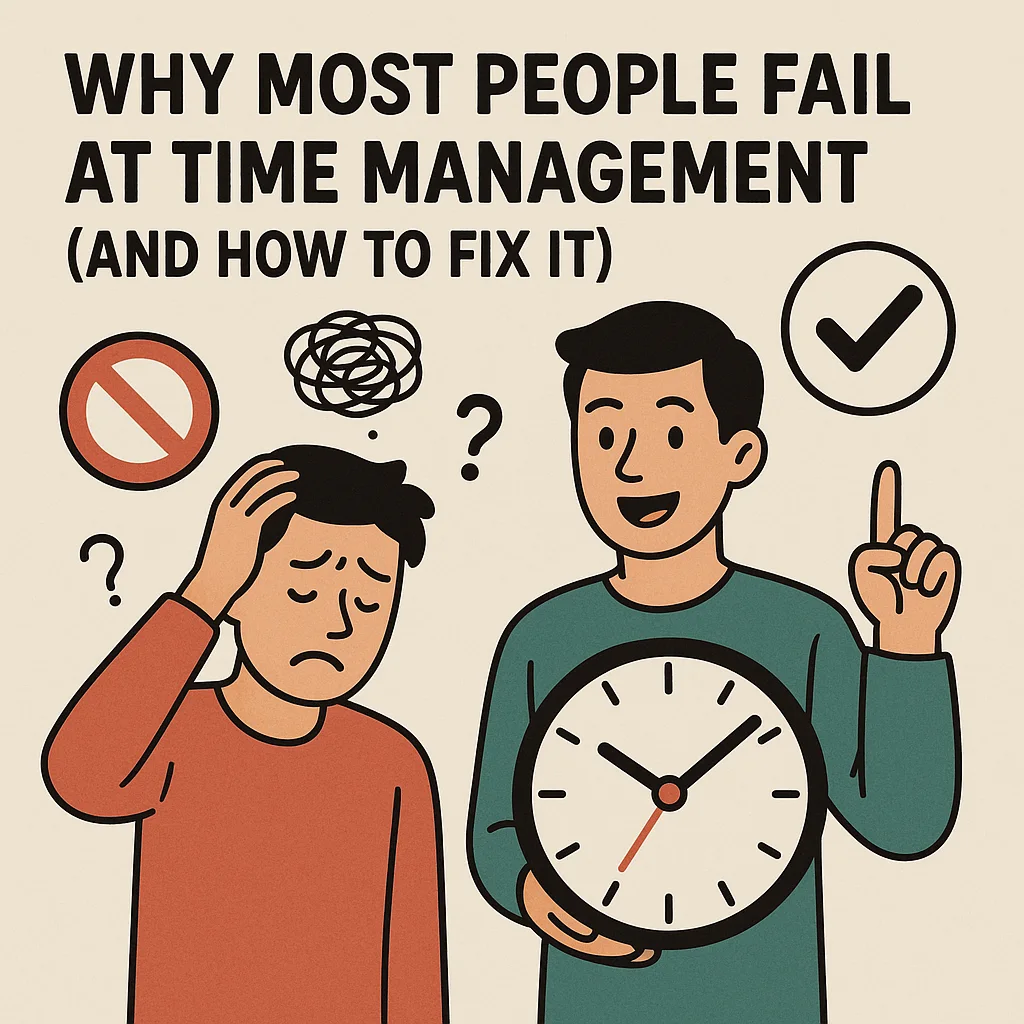 Why Most People Fail at Time Management (and How to Fix It)