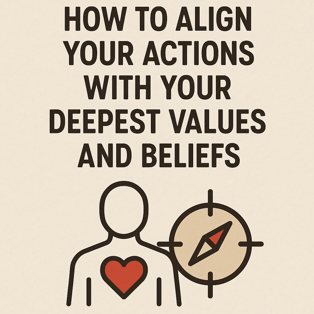 How to Align Your Actions with Your Deepest Values and Beliefs