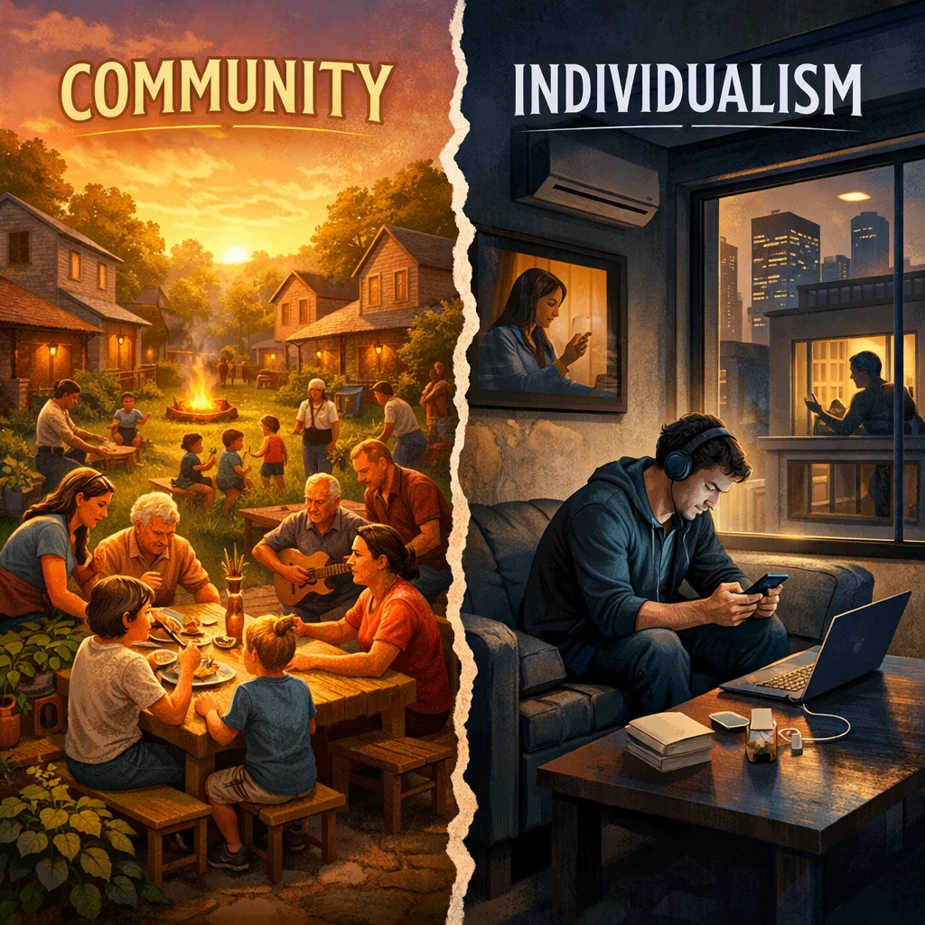 The Shift from Community Living to Individualism