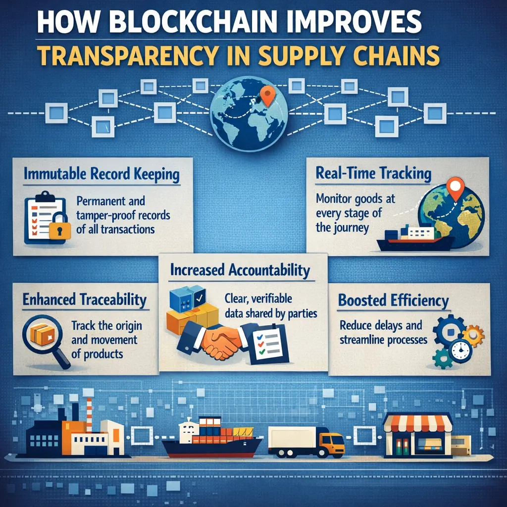 How Blockchain Improves Transparency in Supply Chains