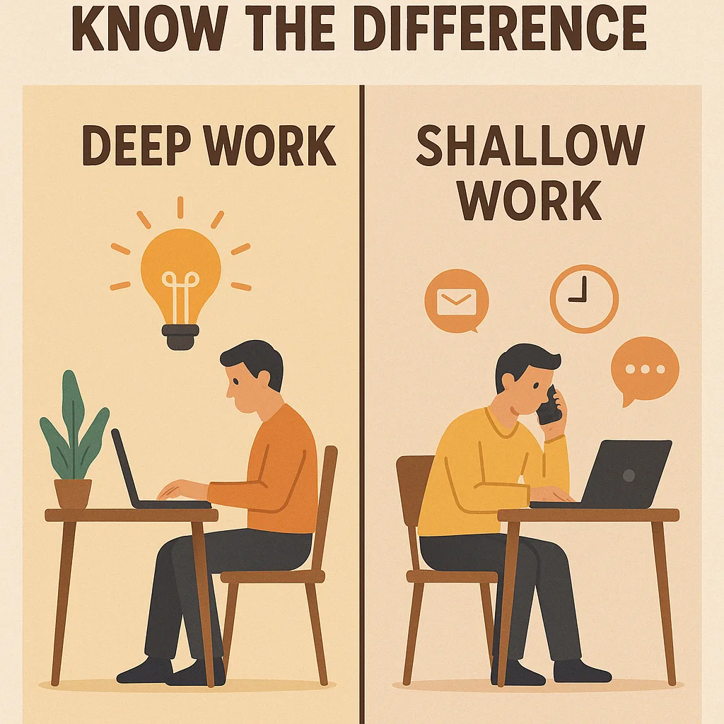 Deep Work vs. Shallow Work: Know the Difference
